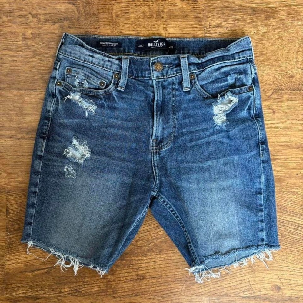 Distressed Hollister Denim shorts